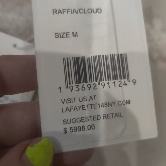 Lafayette 148 shearling reversible jacket size M New $5998 (roomy) - Picture 6 of 6